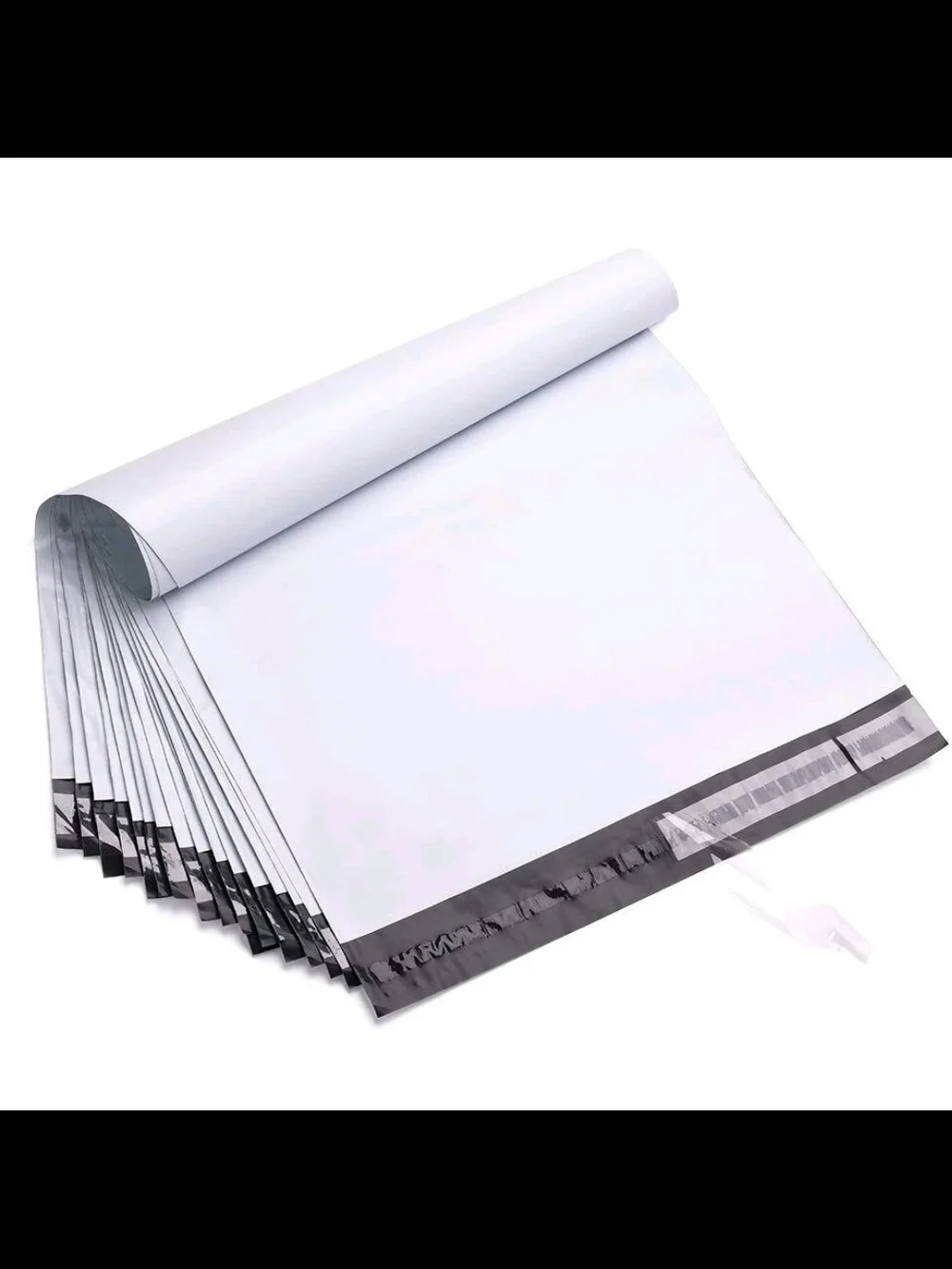 90 Pcs White Secure Self-Seal Shipping Mailer Bags - Home Party Supplies
